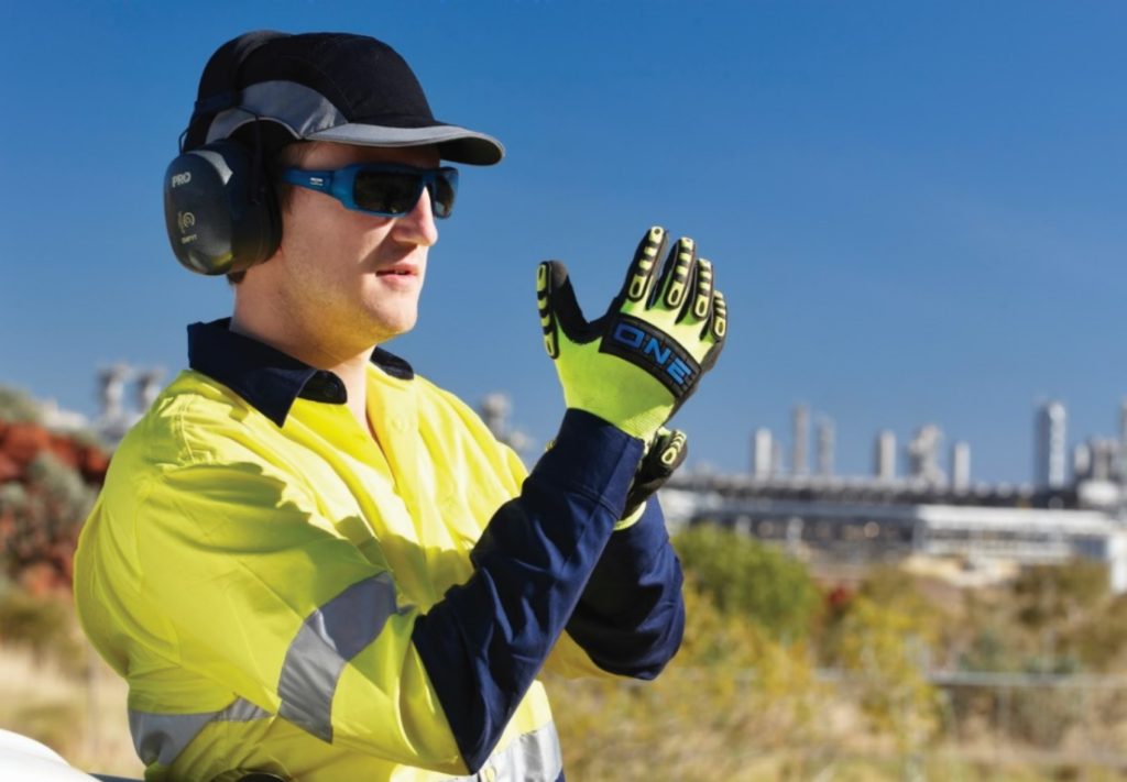 UV protective goggles & UV protection gloves.