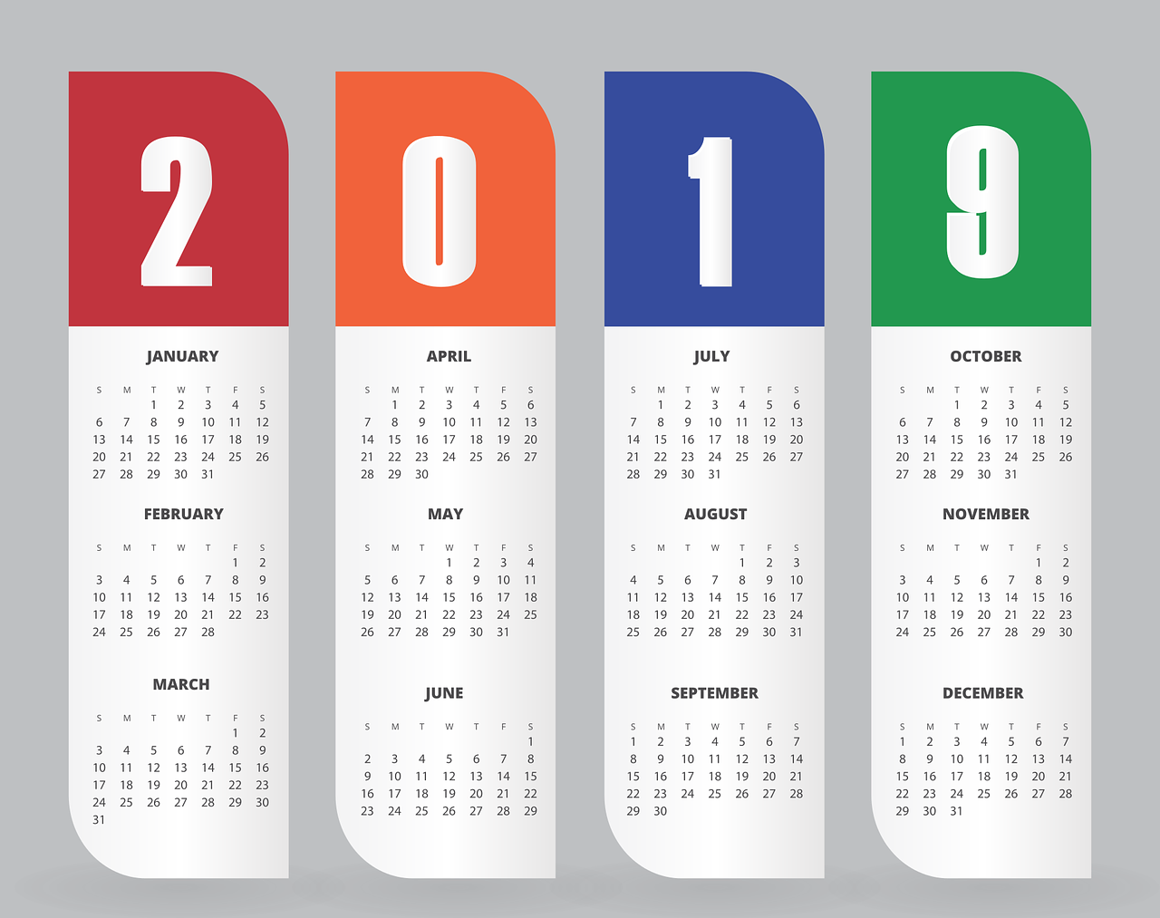 Osh Calendar 2022 Ohs 2019 Whs Safety And Events Calendar| Blog | Prochoice Safety Gear