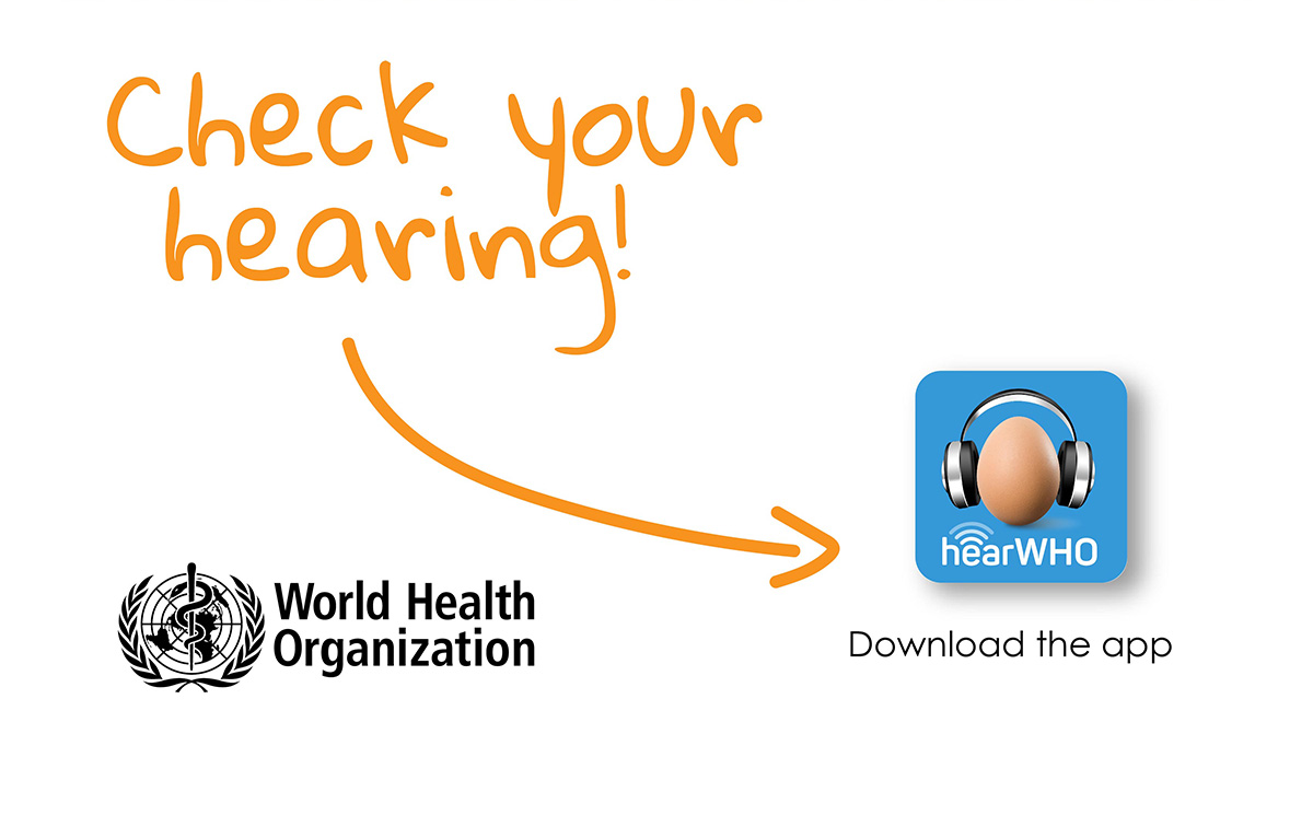 hearWHO, the new World Health Organisation hearing test app